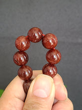 Load image into Gallery viewer, Vòng Đá Thach Anh Tóc Đỏ SUPPER VIP,11.5 mm (Red Rutilated Quartz)
