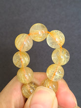 Load image into Gallery viewer, Vòng Đá Thạch Anh Tóc Vàng SUPPER VIP, 10.5 mm ( Golden Rutilated Quartz)
