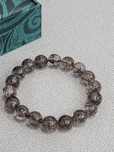 Load image into Gallery viewer, Vòng Đá Thạch Anh Tóc Đen Trong  VIP, 12mm - 12.5 mm (Black Rutilated Quartz)
