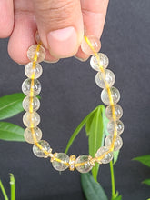 Load image into Gallery viewer, Vòng Đá Thạch Anh Vàng kết hợp charm, 8mm (Citrine)
