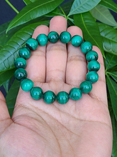 Load image into Gallery viewer, Vòng Đá Khổng Tước , 10mm (Malachite)
