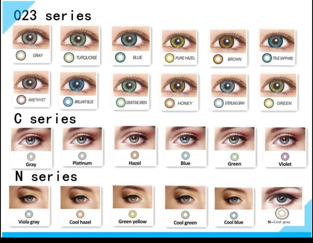 HD Color Soft Contact Lenses